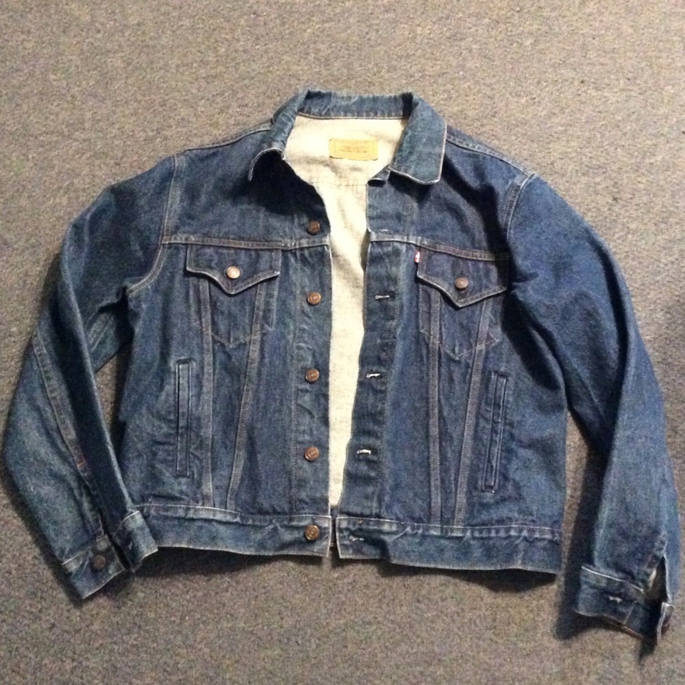 Vintage 80s Levi’s Trucker Jean Jacket L 44